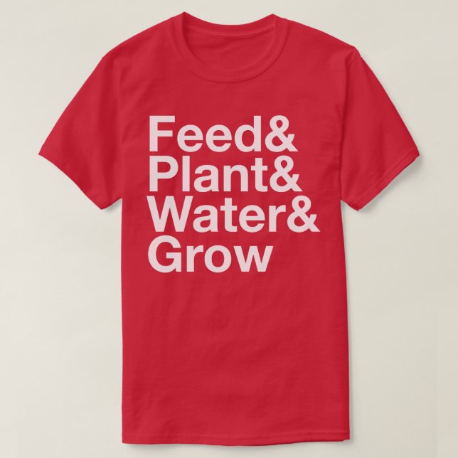 Camiseta FPWG Como fazer Jardim (Frente do Design)