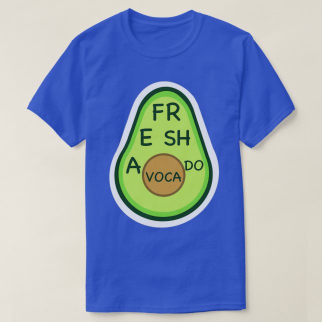 Camiseta FR E SH A VOCA DO vinho fresco (Frente do Design)