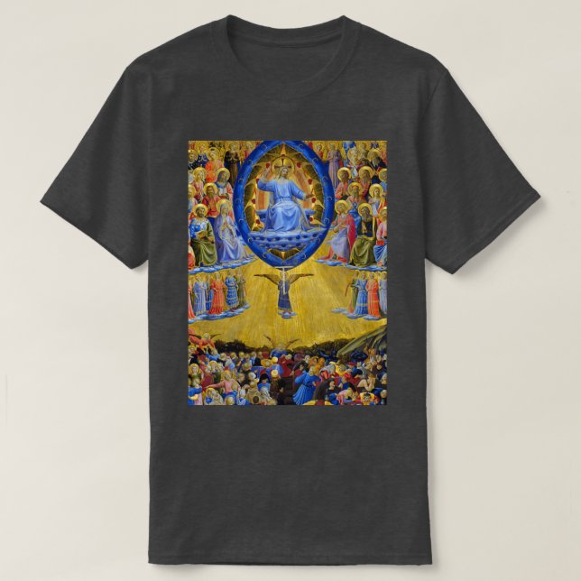 Camiseta Fra Angelico Guido di Pietro cita o último juiz (Frente do Design)