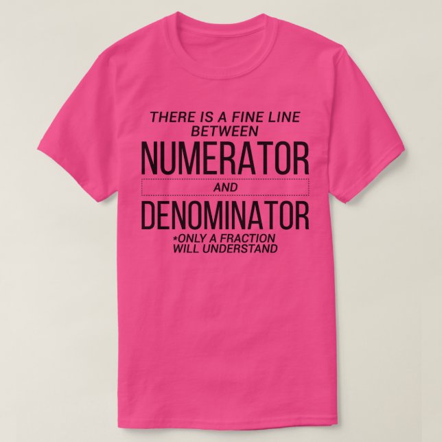 Camiseta Fração (Frente do Design)