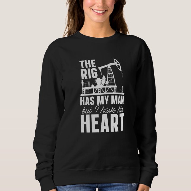 Camiseta Fracker de Fracking de Rig de Furação de Óleo (Frente)