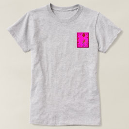 Camiseta Fractal Red Rose