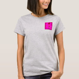 Camiseta Fractal Red Rose