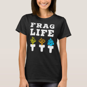 Camiseta Frag Life Coral Reef Saltwater Aquário