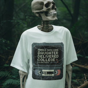 Camiseta frágil, acabei de deixar minha filha na faculdade
