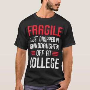 Camiseta Frágil Eu Acabei De Deixar Minha Neta Para Fora