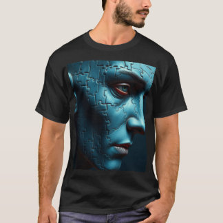 Camiseta Fragmented Mind: Jigsaw Puzzle Head