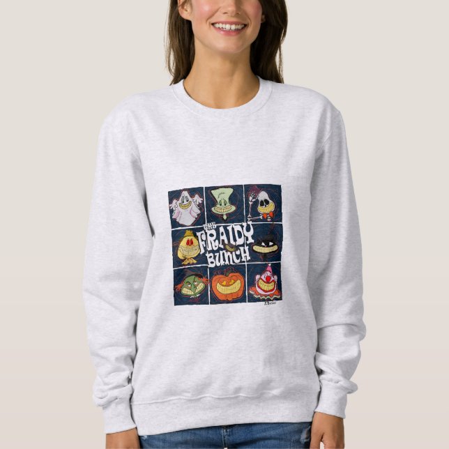 Camiseta Fraidy Bunch Cartoon Halloween (Frente)