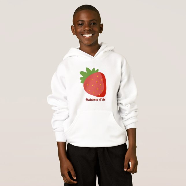 Camiseta Fraise Fraîcheur d'été (Frente Completa)