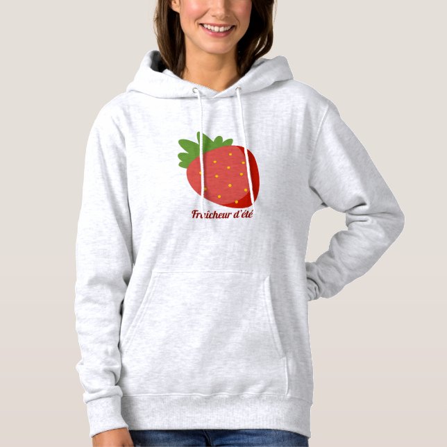 Camiseta Fraise Fraîcheur d'été (Frente)
