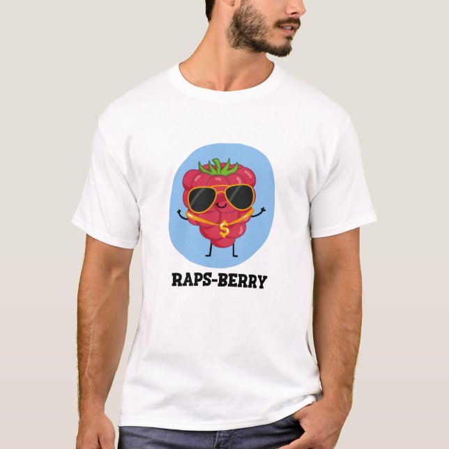 Camiseta Framboesa Engraçado de rap-berry (Frente)