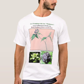 Camiseta Framboesa preta selvagem