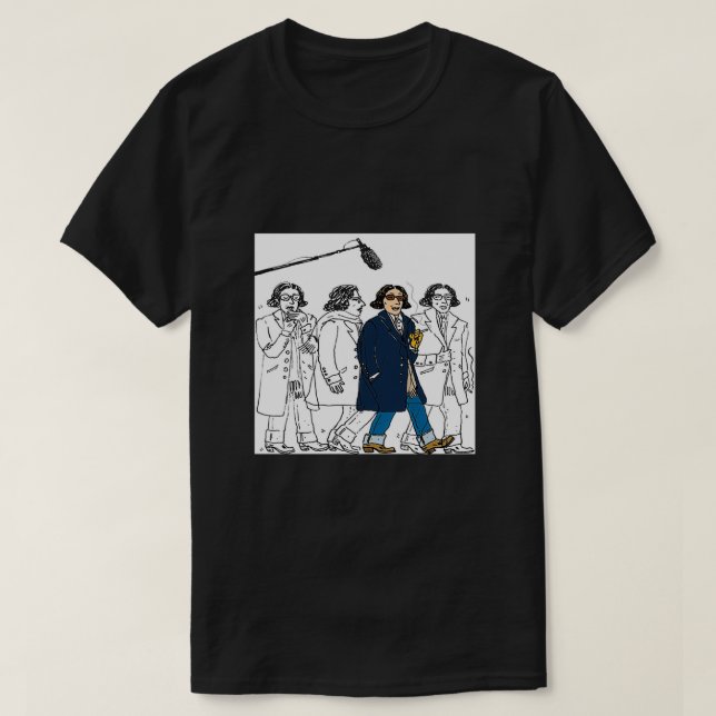 Camiseta fran lebowitz (Frente do Design)