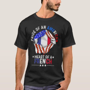 Camiseta Fran - País Estrangeiro Francês do Orgulho America