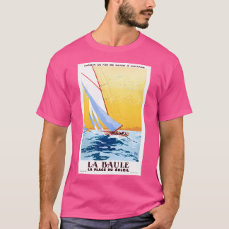 Camiseta França 1931 La Baule La Plage Du Soleil.Charles Ha