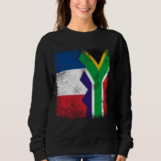 Camiseta França África do Sul Sinaliza Metade da França Sul