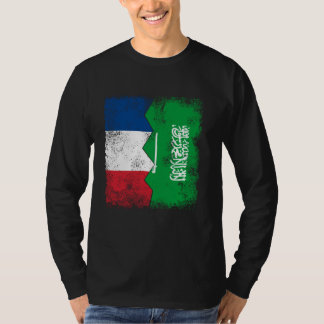 Camiseta França Arábia Saudita sinaliza metade das raízes f