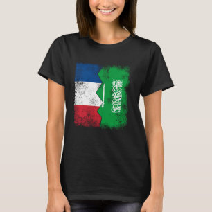 Camiseta França Arábia Saudita sinaliza metade das raízes f