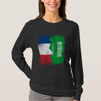 Camiseta França Arábia Saudita sinaliza metade das raízes f