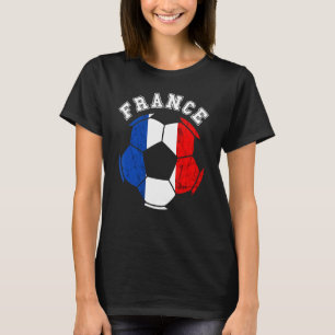 Camiseta França Ball França Equipe de futebol França Bandei