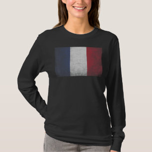 Camiseta França Bandeira França Orgulho País Início Retro M