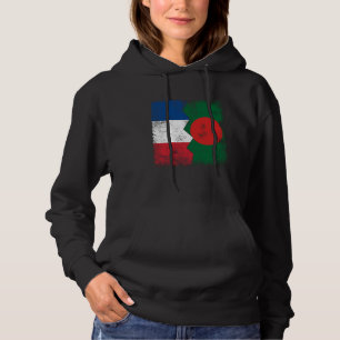 Camiseta França Bangladesh Flagres Half BENGALI Raízes Fran