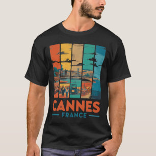 Camiseta França Cannes Riviera Francesa Praias Viagem Vinta