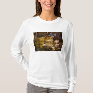 Camiseta França, Córsega. Queijos e charcutaria locais