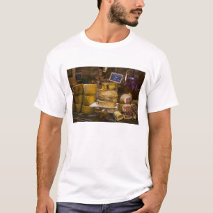 Camiseta França, Córsega. Queijos e charcutaria locais