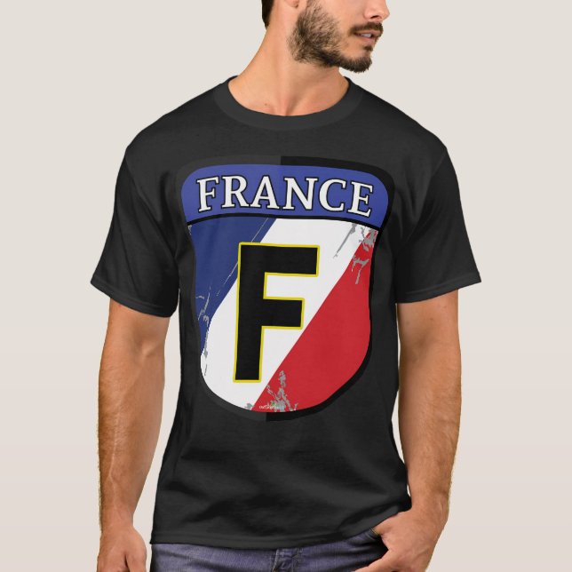 Camiseta França - Escudo francês (Frente)