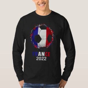 Camiseta França Flag 2022 Apoiante da seleção francesa de f