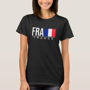 Camiseta França Flag International Country Code Fra Sports
