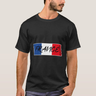 Camiseta França França França Banda de Sinalizador da Torre