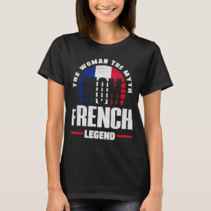 Camiseta França França França Bandeira Mãe