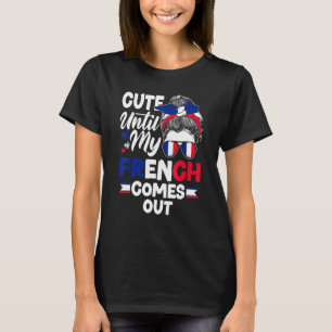 Camiseta França França França França Flag Cute Até Minha Fr