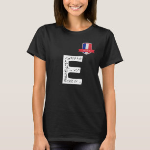 Camiseta França França França - Sinalizador Humano - Letra