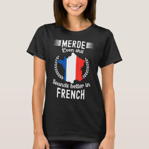 Camiseta França francesa Paris Bonjour Marseille Mônaco Eif