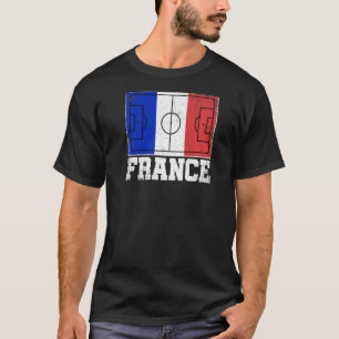 Camiseta França Futebol Campo Campo Bandeira Orgulho Francê