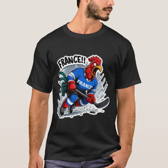 CAMISETA FRANÇA-HOCKEY GALLIC ROOSTER 2 (Frente)