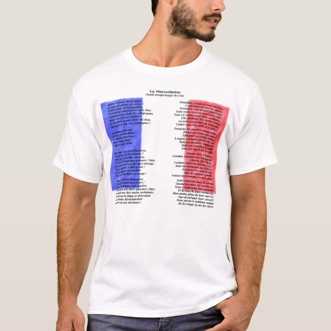 Camiseta França - La Marseillaise (Frente)