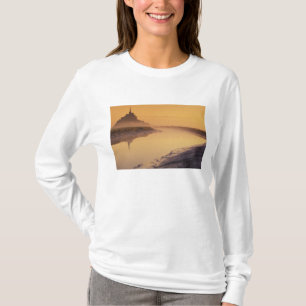 Camiseta FRANÇA, Normandia Mont St. Michel. Luz da Manhã