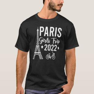 Camiseta França Paris Girls Trip 2022 Summer Vacation Ladie