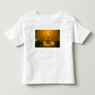 Camiseta França, Paris. Torre Eiffel iluminada às 3