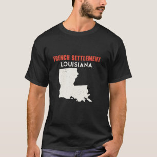 Camiseta França Settlement Louisiana EUA State America Trav