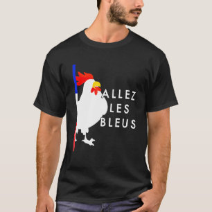 Camiseta França Soccer Jersey Flag com galo