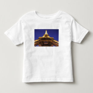 Camiseta FRANÇA, Torre Eiffel de Paris, vista noturna