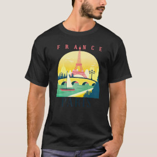 Camiseta França Torre Eiffel Torre Parisiense Marco Francês