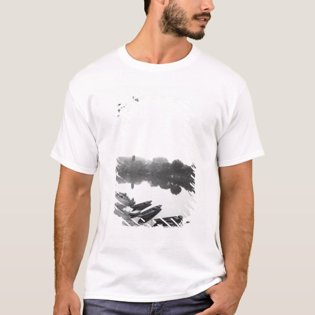 Camiseta FRANÇA, Touraine, Loire: CHINON Boats junto (Frente)