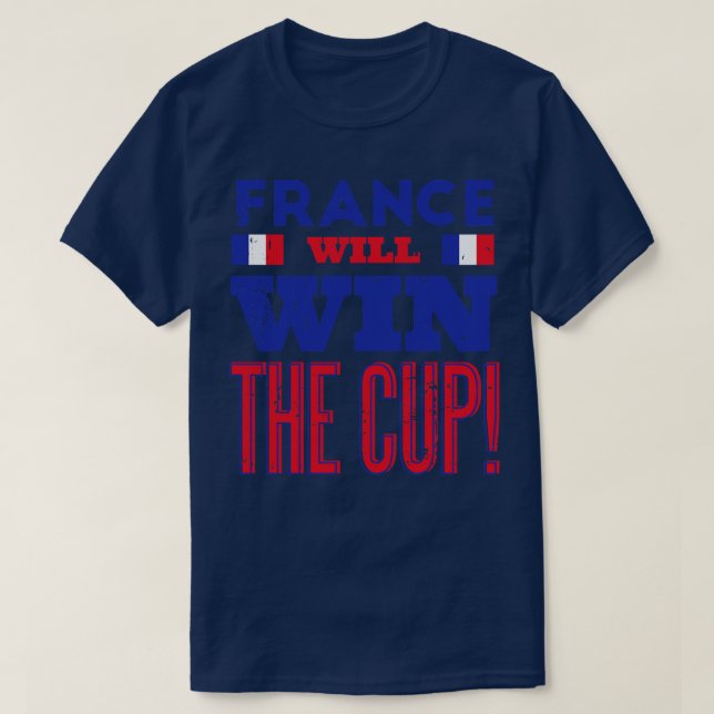 Camiseta França vai ganhar a Copa (Frente do Design)