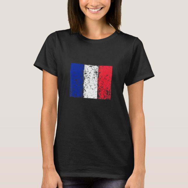 Camiseta France Flag Football Fan  Sports Hoodie Flag Fan (Frente)
